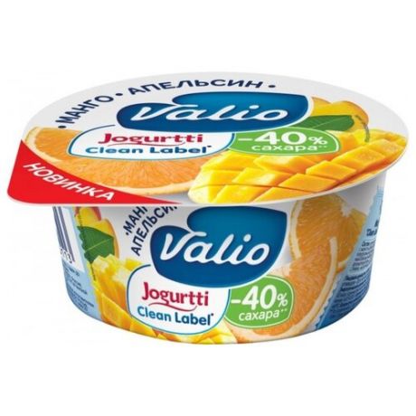 Йогурт Valio Манго и апельсин