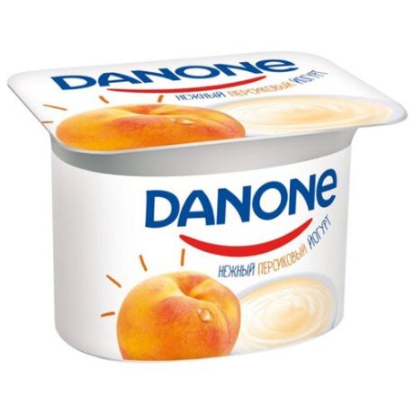 Йогурт Danone с персиком 2.9%
