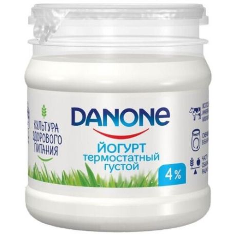 Йогурт Danone термостатный 4%