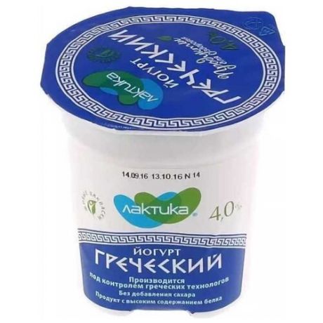 Йогурт Lactica греческий 4% 120 г