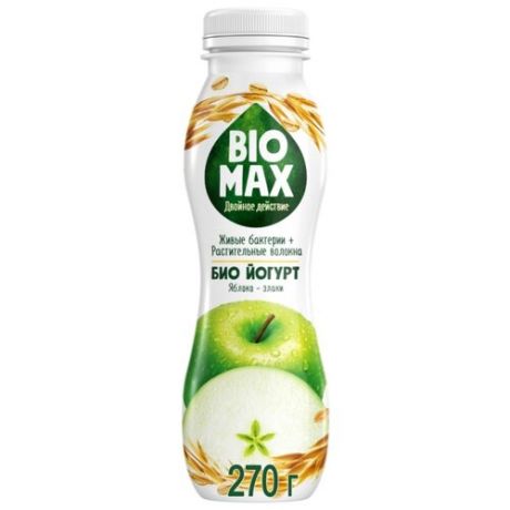 Питьевой йогурт Biomax Яблоко