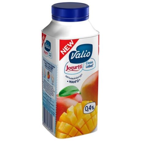 Питьевой йогурт Valio манго