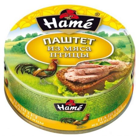 Паштет Hame Из мяса птицы 250 г