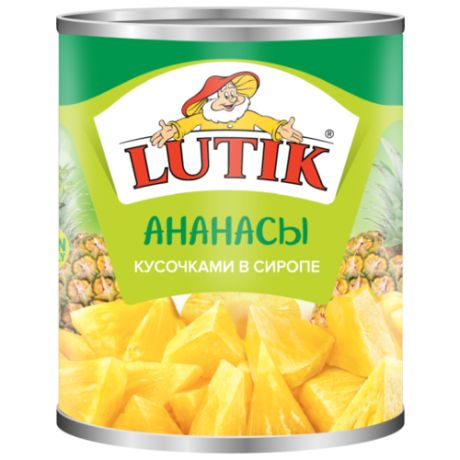 Консервированные ананасы Lutik