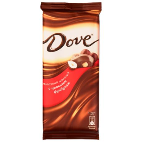 Шоколад Dove молочный с цельным