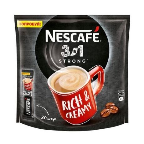 Растворимый кофе Nescafe 3 в 1