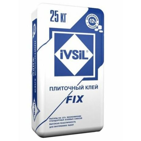 Клей для плитки Ivsil Fix 25 кг