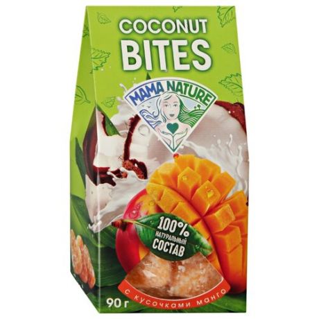Конфеты Mama Nature кокосовые с