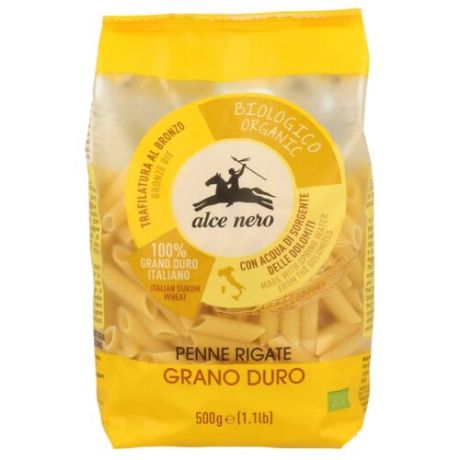 Alce Nero Макароны Penne rigate