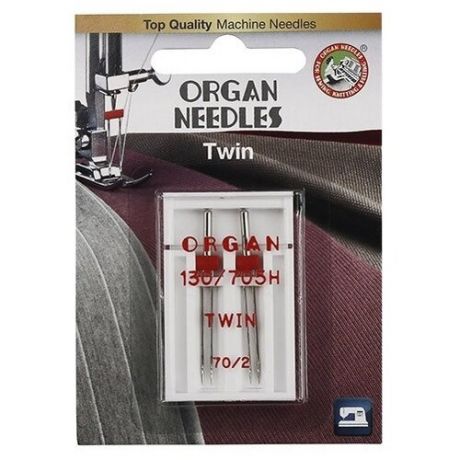 Игла иглы Organ Twin 70 2