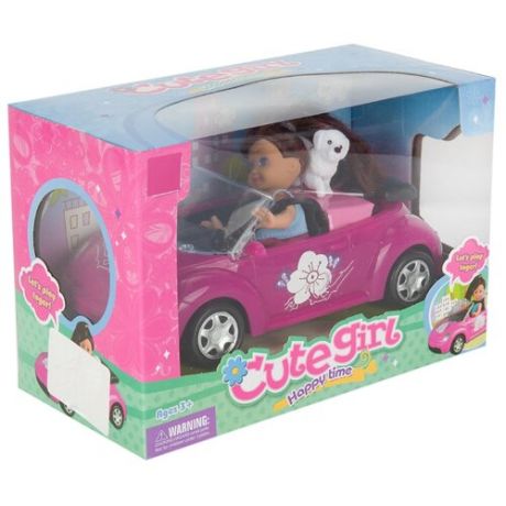 Кукла Игруша с машиной 9 см