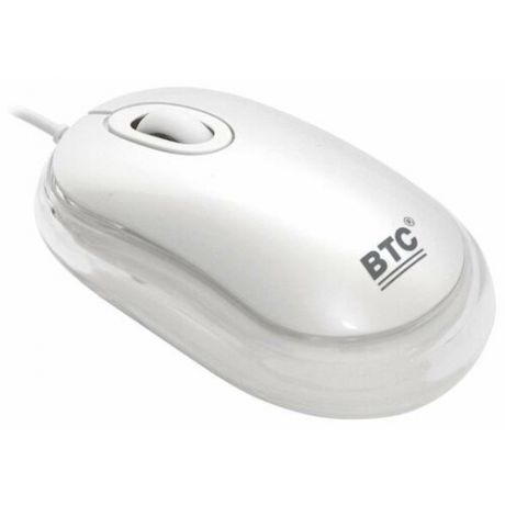 Мышь BTC M595U-W White USB