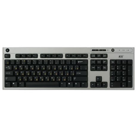 Клавиатура BTC 5109-SB Silver