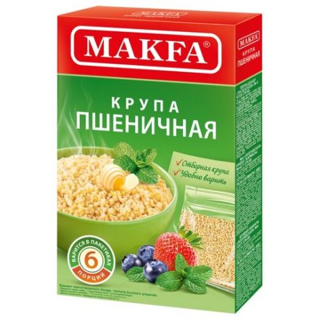 Макфа Крупа пшеничная 5х80 г