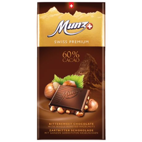 Шоколад Munz горький с