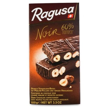 Шоколад Ragusa горький с