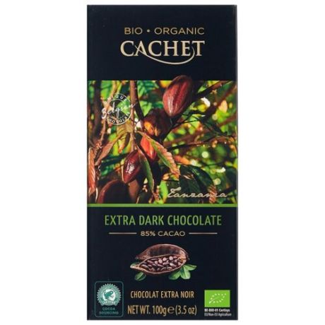 Шоколад Cachet горький 85%