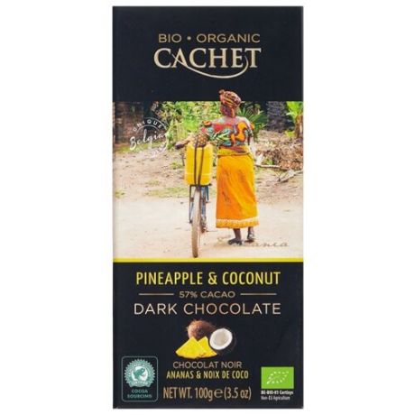 Шоколад Cachet горький c