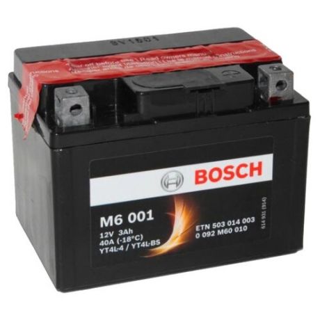 Мото аккумулятор Bosch M6 001