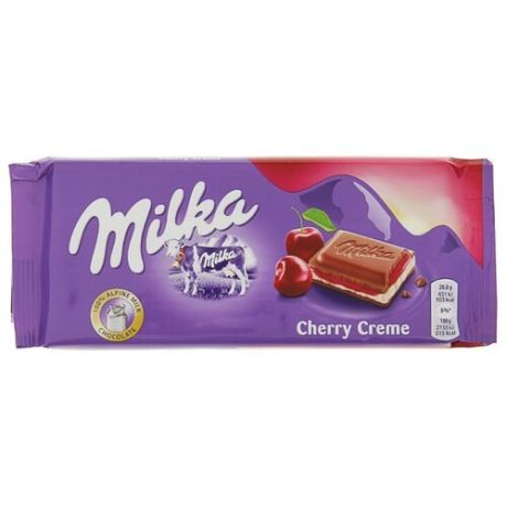 Шоколад Milka Cherry cream