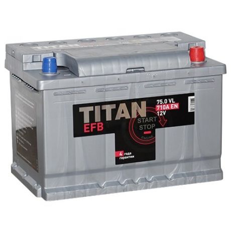 Аккумулятор TITAN EFB 6СТ-75.0 VL