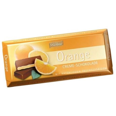 Шоколад Bohme Orange темный с
