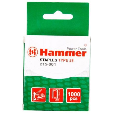 Скобы Hammerflex 215-001 тип