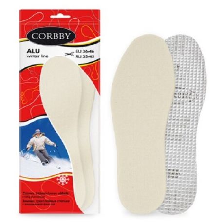 Стельки для обуви Corbby Alu