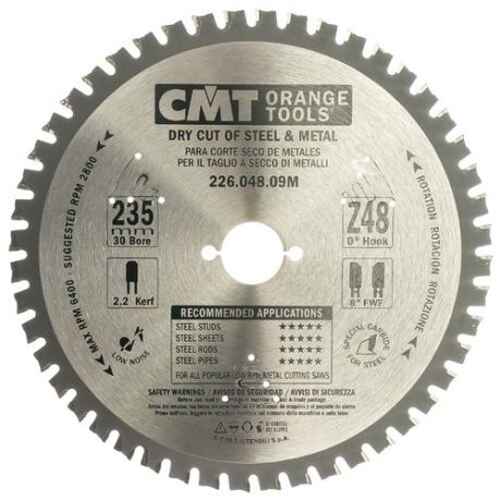 Пильный диск CMT 226.048.09M