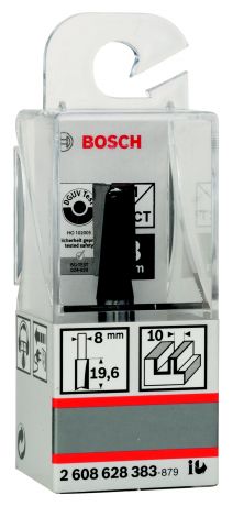 Фреза Bosch Ф10мм s8мм i20мм (2.608.628.383)