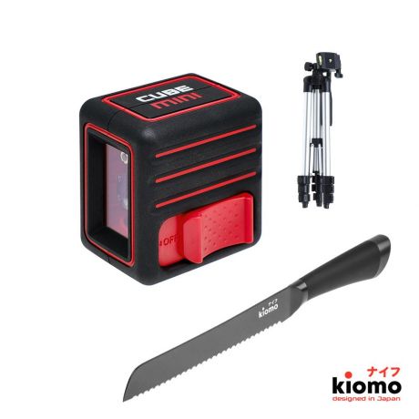 Набор Ada Уровень cube mini professional edition + Японский нож kiomo