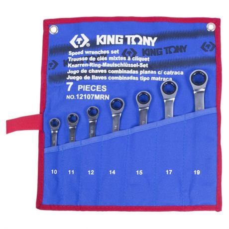 Набор ключей комбинированных King tony 12107mrn