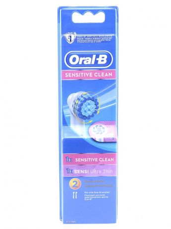 Сменная насадка Braun Oral-B SensClean EBS17 1шт + EB 60 Ultra Thin 1шт