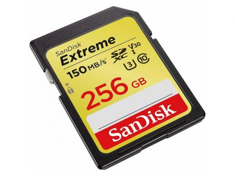 Карта памяти 256Gb - SanDisk Extreme - Secure Digital XC Class 10 SDSDXV5-256G-GNCIN