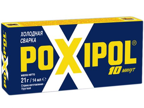 Холодная сварка Poxipol металлическая 14 мл 00266