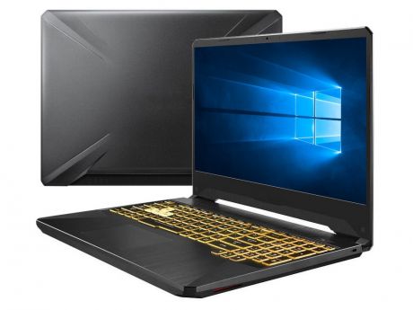 Ноутбук ASUS FX505DT-BQ317T 90NR02D1-M07500 (AMD Ryzen 5 3550H 2.1GHz/16384Mb/1000Gb + 256Gb SSD/nVidia GeForce GTX 1650 4096Mb/Wi-Fi/Bluetooth/Cam/15.6/1920x1080/Windows 10 64-bit)