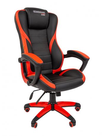 Компьютерное кресло Chairman Game 22 Black-Red