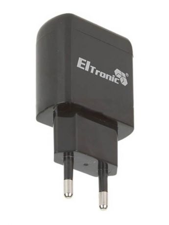 Зарядное устройство Eltronic Faster 2xUSB 3.1A Black 5685