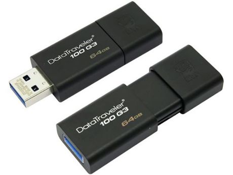 USB Flash Drive 64Gb - Kingston DataTraveler 100 G3 DT100G3/64GB-2P