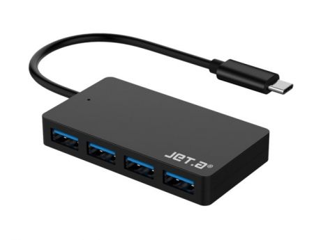 Хаб USB Jet.A JA-UH38 USB Type C на 4xUSB 3.0 Hot Plug