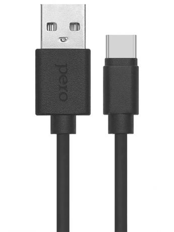 Аксессуар Pero DC-03 USB - Type-C 3А 1m PRDC-03TC1MB Black