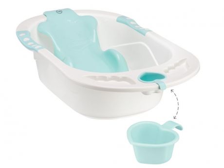 Детская ванна с анатомической горкой Happy Baby Bath Comfort 4690624021046