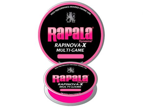 Леска Rapala Rapinova-X Multi Game 0.16mm 150m 9.4kg Pink RLX150M10PK