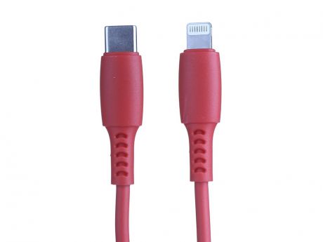 Аксессуар Baseus Colourful Cable Type-C - Lightning 18W 1.2m Red CATLDC-09