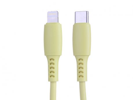 Аксессуар Baseus Colourful Cable Type-C - Lightning 18W 1.2m Yellow CATLDC-0Y