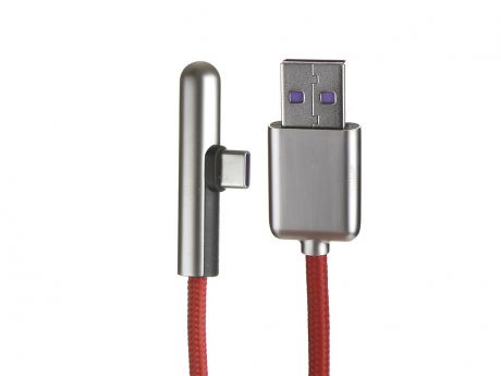 Аксессуар Baseus Iridescent Lamp HW Flash Charge Mobile Game USB - Type-C 40W 1m Red CAT7C-B09
