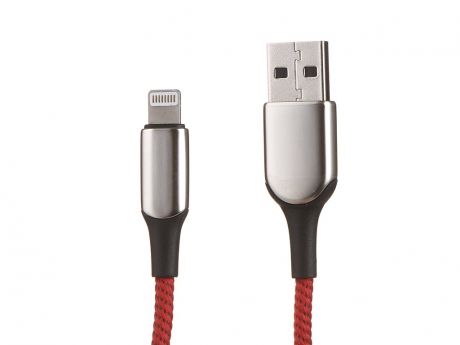 Аксессуар Baseus X-type Light USB - Lightning 2.4A 1m Red CALXD-B09