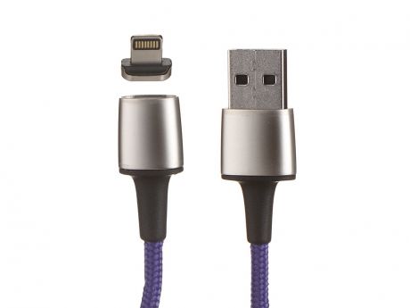 Аксессуар Baseus Zing Magnetic USB - Lightning 2A 1m Purple CALXC-A05