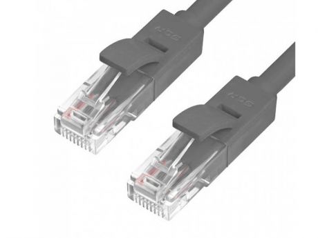 Сетевой кабель Greenconnect LSZH UTP 24AWG cat.5e RJ45 T568B 0.3m Grey GCR-51004