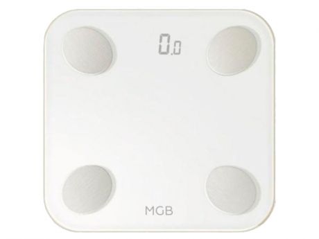 Весы напольные MGB Body fat scale Glass Edition White MGB F19 BW
